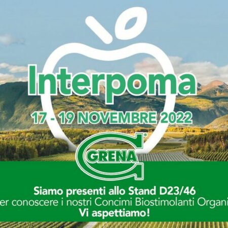 Dal 17 al 19 novembre parteciperemo a Interpoma 2022 la