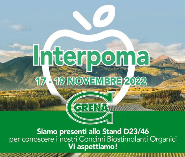 Del 17 al 19 de noviembre participaremos en Interpoma 2022