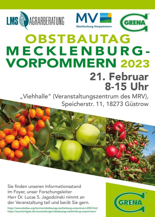 21 de febrero Dia de la fruticultura de Mecklemburgo Pomerania Occidental