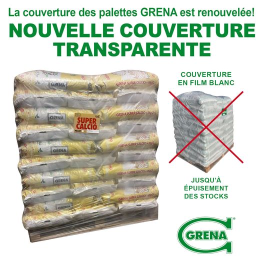 NOUVEAUTÉ : La couverture des palettes GRENA est renouvelée! Le