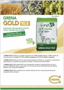 Nouveau produit GRENA GOLD 10,5