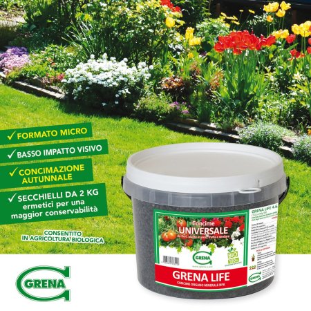 News for gardening! The organo-mineral fertilizer GRENA LIFE is now