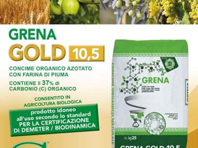 The New Organic Nitrogen Fertilizer GRENA GOLD 10.5 is SUITABLE